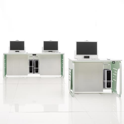 Computer desk_ education furniture_ Woodmetal